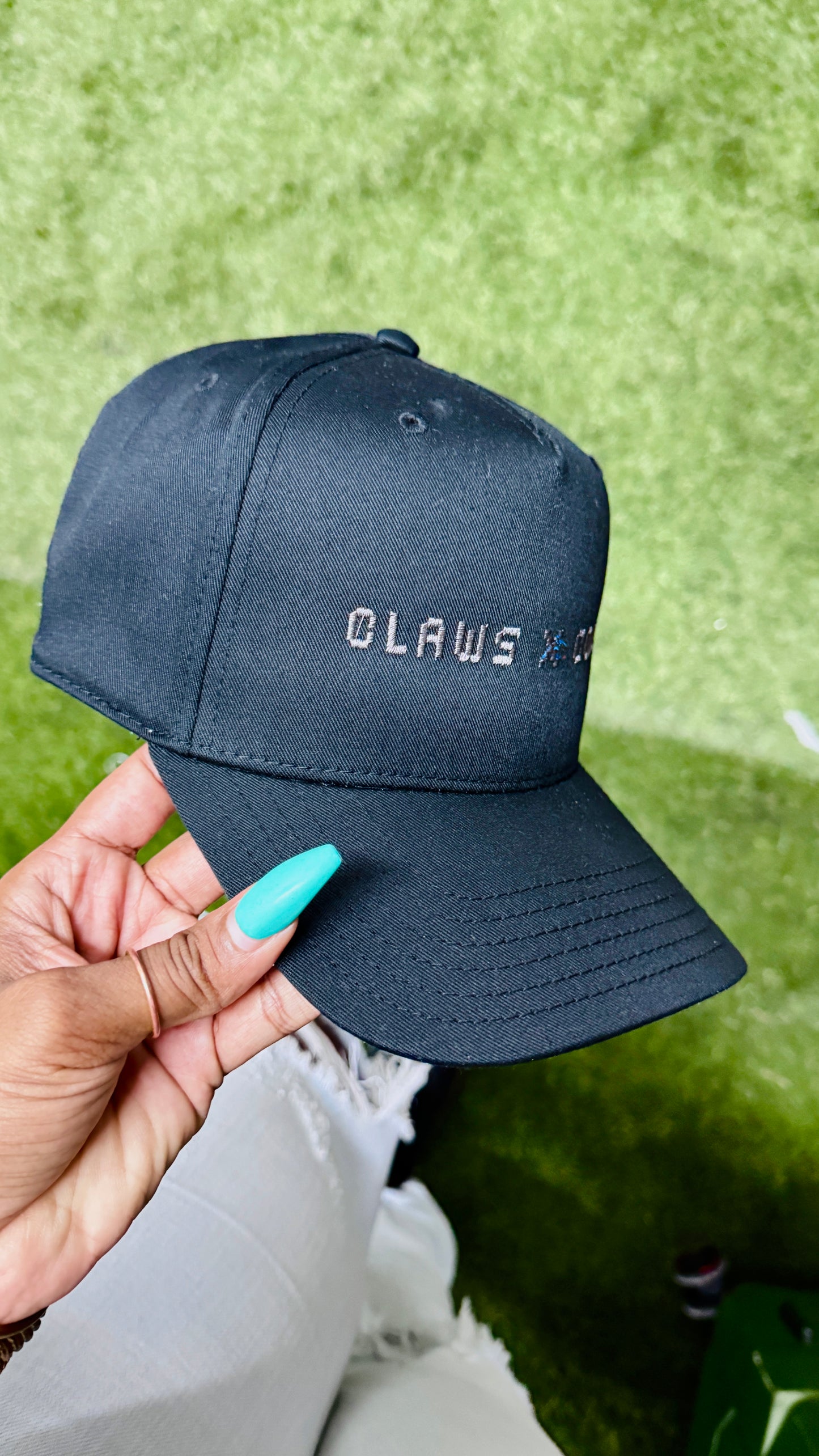 8-Bit Logo Snapback • Space Grey on Black