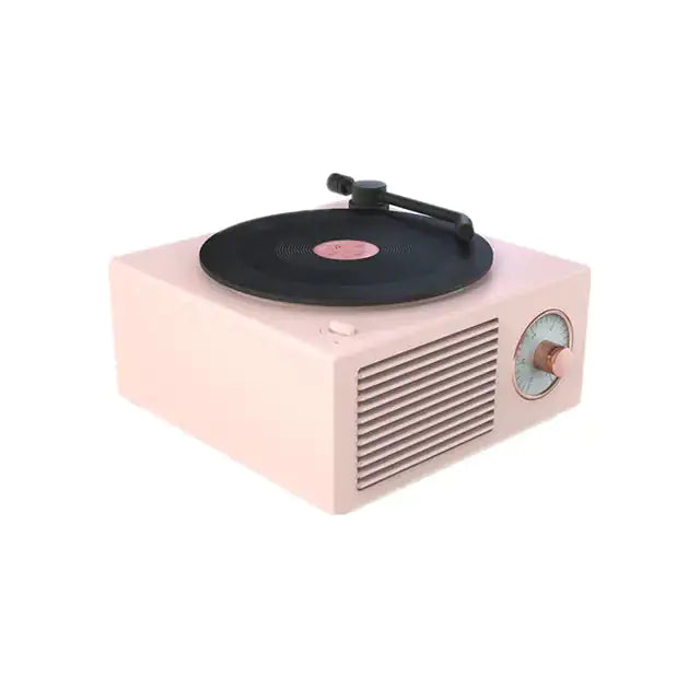 Retro Vinyl Speaker Clock • Bluetooth Edition