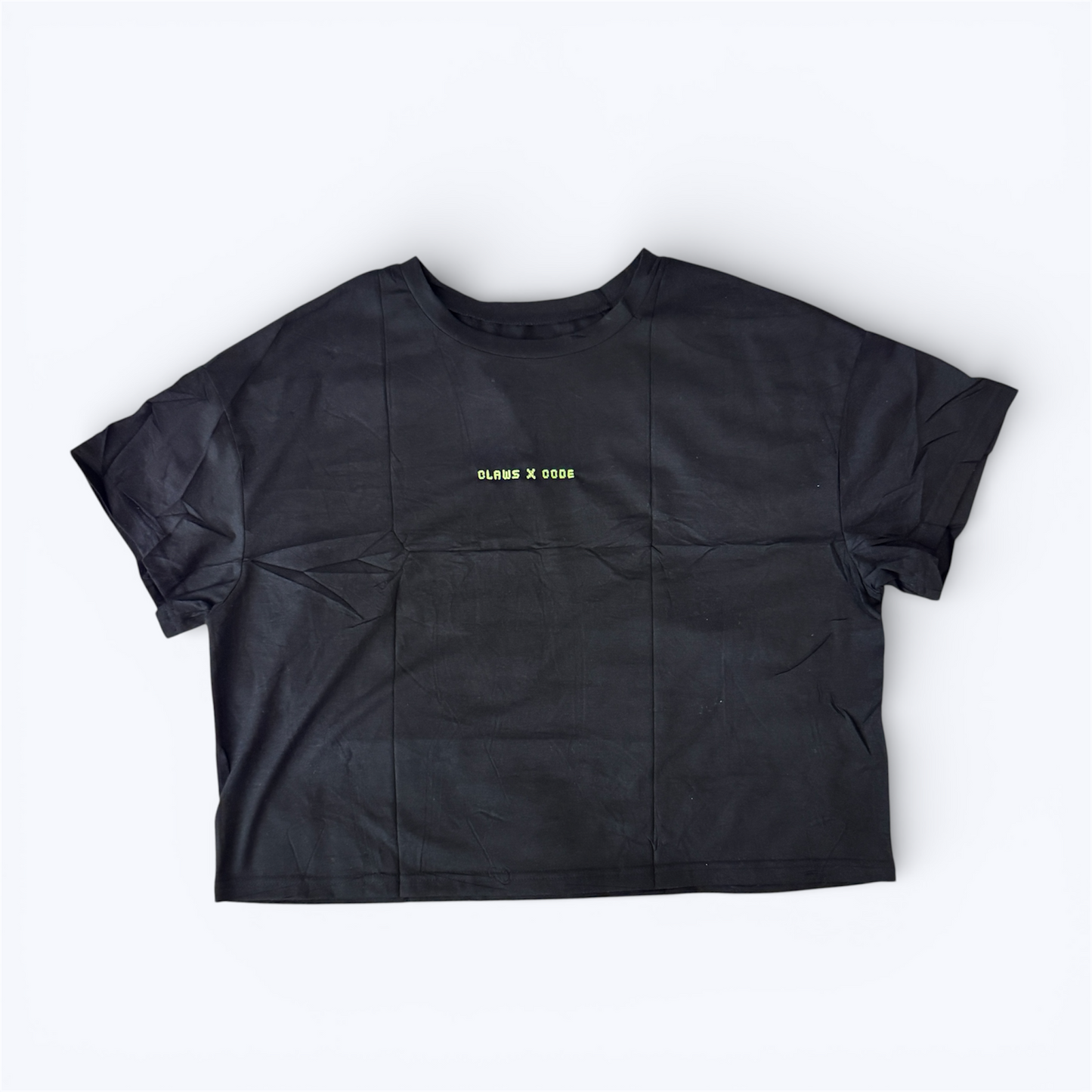 Tech Diva Cropped Tee • 8-Bit Logo Edition