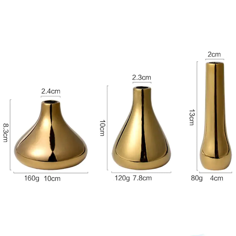 Gold Plated Mini Vase • Tech Luxe Edition