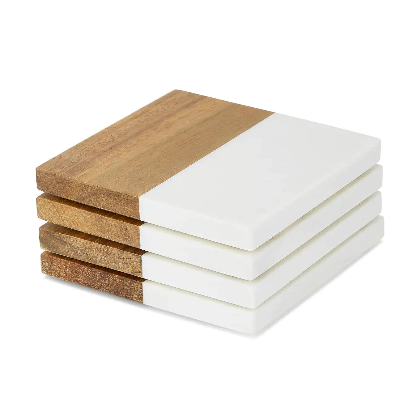Marble Coaster Set • Tech Luxe 4-Piece