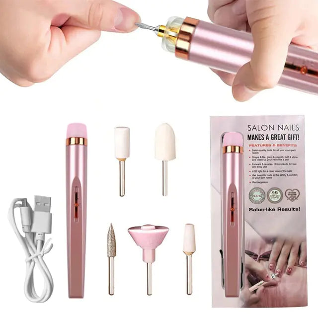 Pro Nail Tech USB Drill • Long Nail Perfection