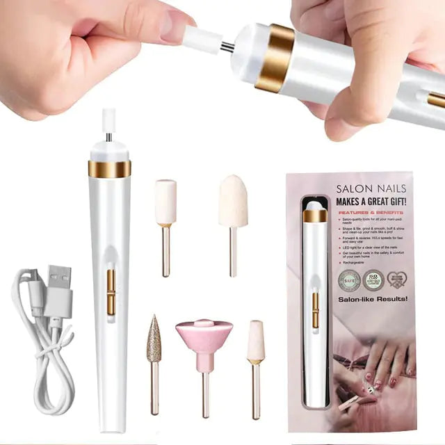 Pro Nail Tech USB Drill • Long Nail Perfection