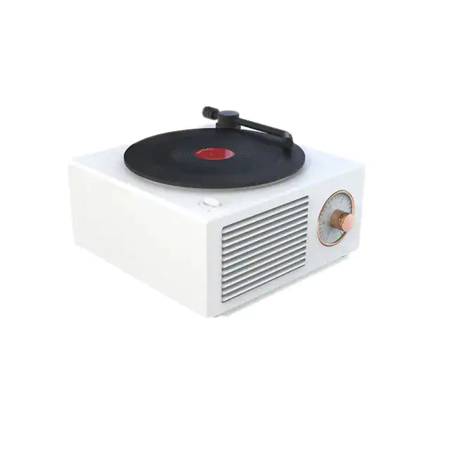 Retro Vinyl Speaker Clock • Bluetooth Edition