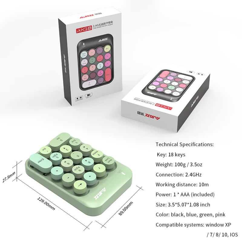 Retro Chic Numpad • Bluetooth Edition