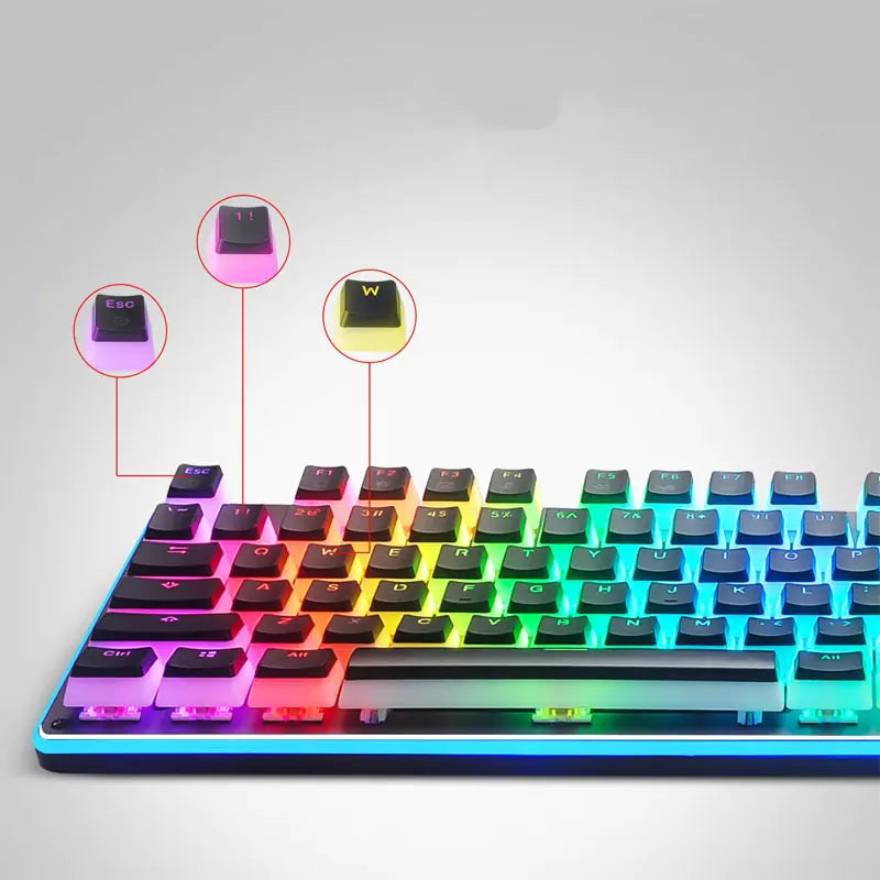 Pudding Keycaps Set • RGB Dream