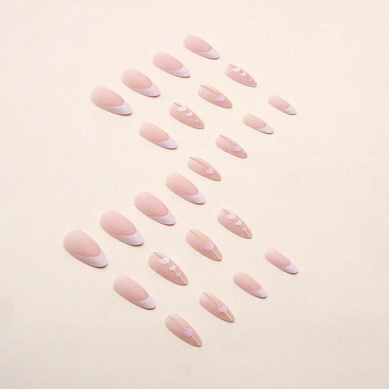 Tech Girl Press-Ons • Almond Nude Collection