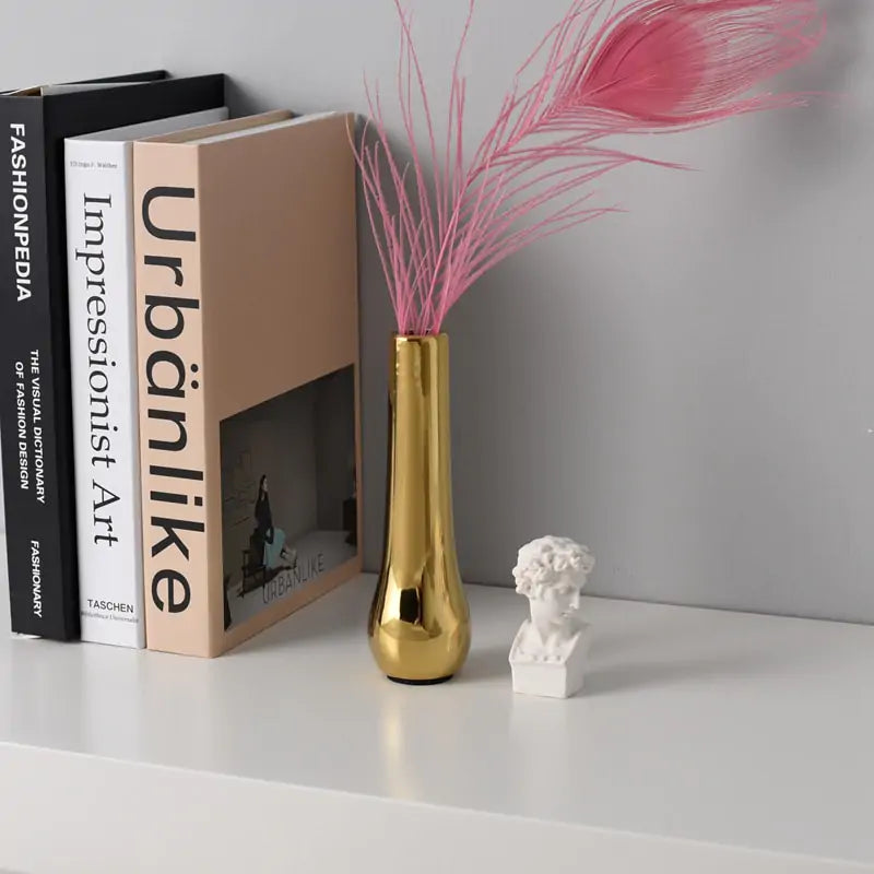 Gold Plated Mini Vase • Tech Luxe Edition