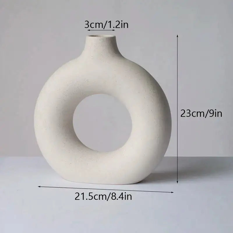 Ceramic Round Vase • Minimal Series