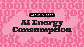 Claws x Code podcast episode 5 featuring Joi and Jey discussing AI data center energy consumption, Magic Mouse charging philosophy, and naked iPhone aesthetic design choices