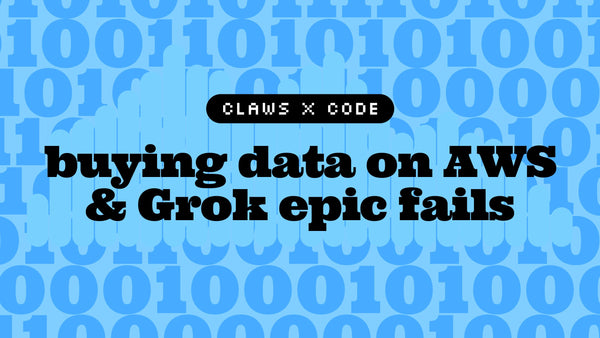 Buying Data on AWS & Grok Epic Fails