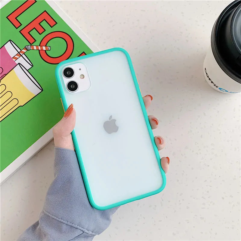 Matte Bumper Phone Case For iPhone