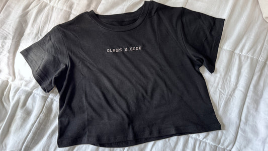 Claws x Code Cropped Tee