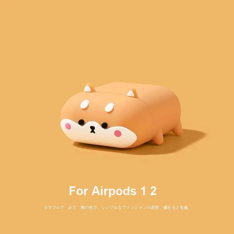 3D Cartoon Silicone Cases for Apple Airpods 1 & 2