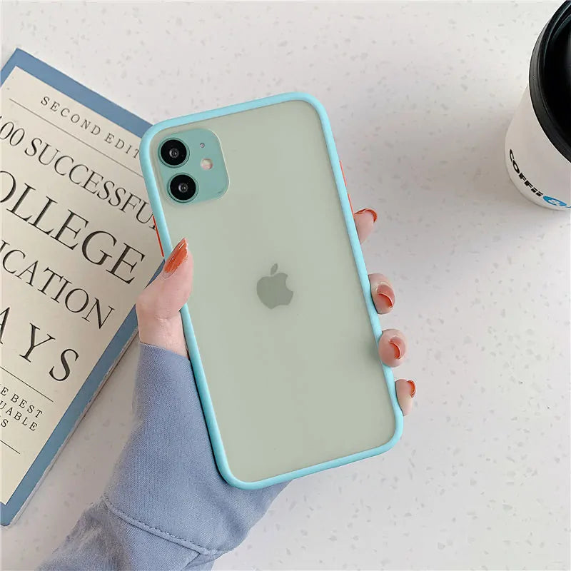 Matte Bumper Phone Case For iPhone