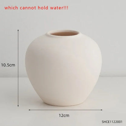 Nordic Ceramic Vase • Modern Minimalist