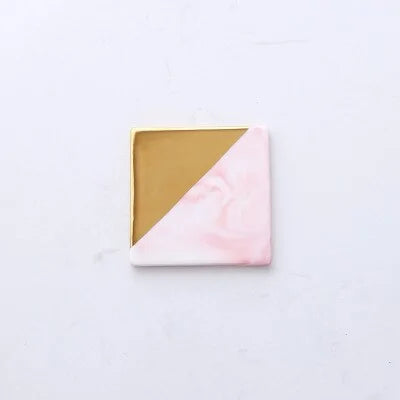 Marble Hex Coaster • Luxe Tech Protection