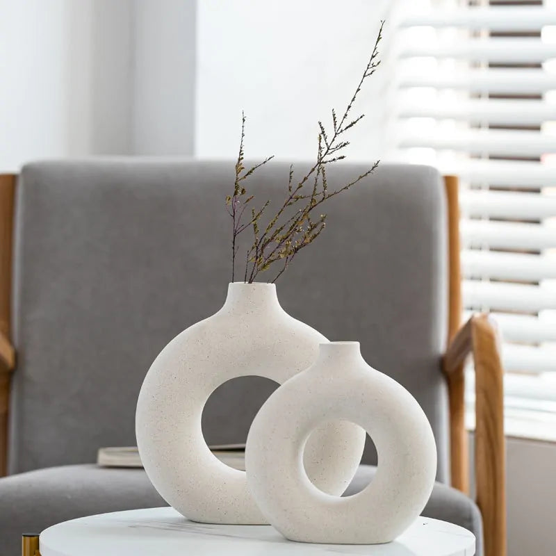 Ceramic Flower Vase for Chic Home Decor