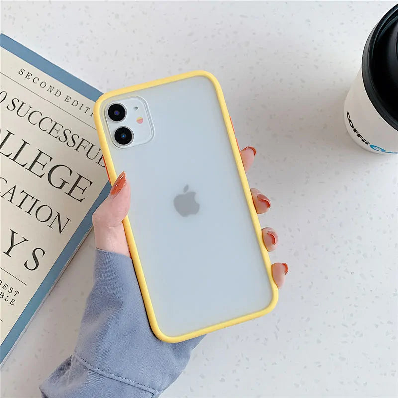 Matte Bumper Phone Case For iPhone