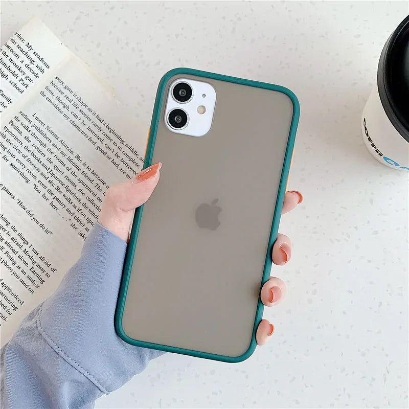 Matte Bumper Phone Case For iPhone