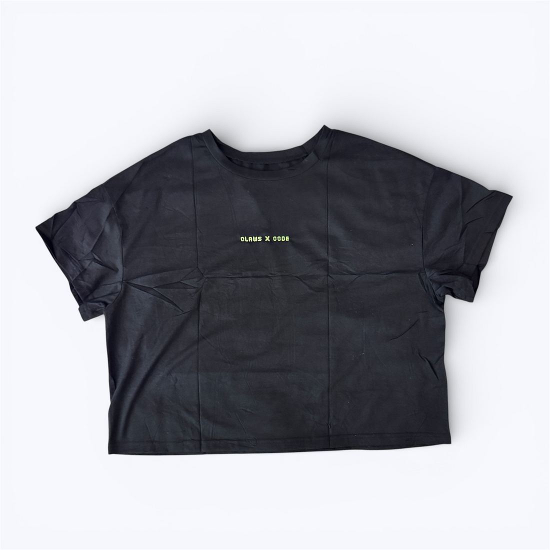 Tech Diva Cropped Tee • 8-Bit Logo Edition