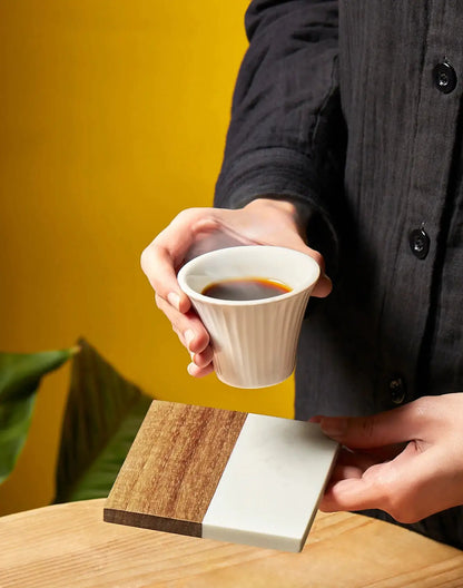 Marble Coaster Set • Tech Luxe 4-Piece