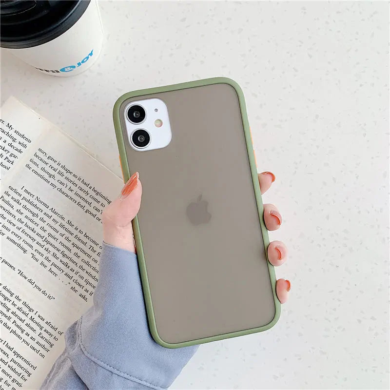 Matte Bumper Phone Case For iPhone