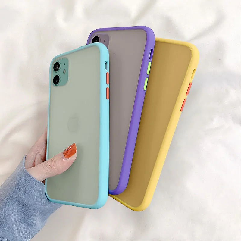 Matte Bumper Phone Case For iPhone