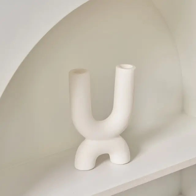 Feng Shui Ceramic Candlestick Holder