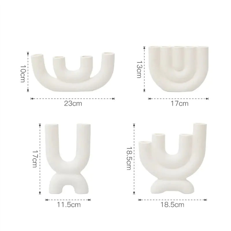 Feng Shui Ceramic Candlestick Holder