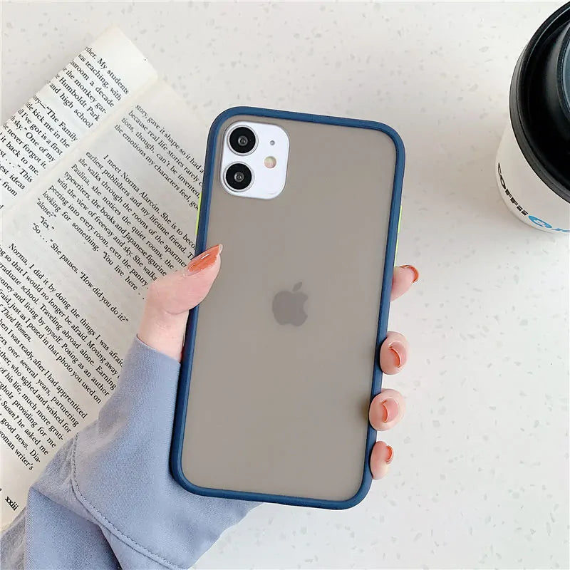 Matte Bumper Phone Case For iPhone