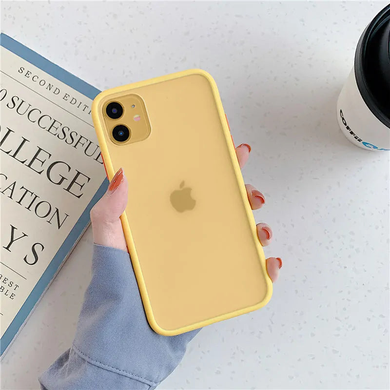 Matte Bumper Phone Case For iPhone