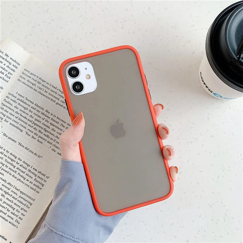 Matte Bumper Phone Case For iPhone