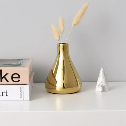 Gold Plated Mini Vase • Tech Luxe Edition