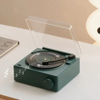 Retro Vinyl Speaker Clock • Bluetooth Edition