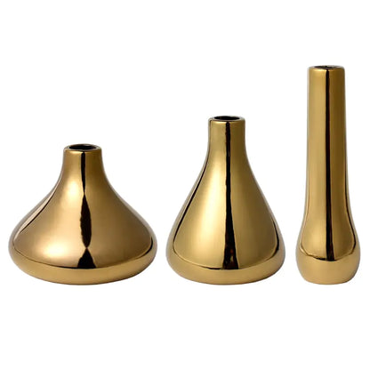 Gold Plated Mini Vase • Tech Luxe Edition