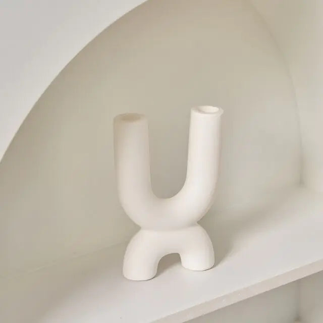 Feng Shui Ceramic Candlestick Holder