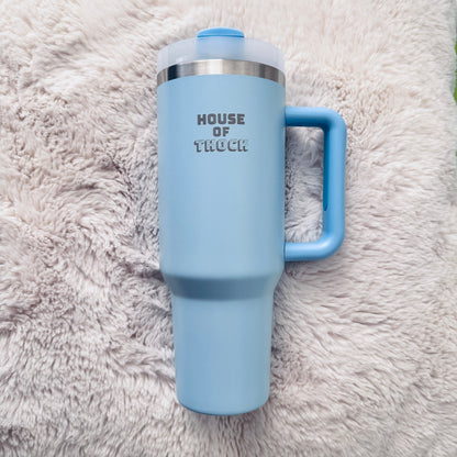 Claws x Code engraved 40oz tumbler set — placeholder, needs a four-up group shot