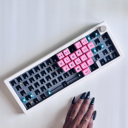 Coquette Keyboard in Pretty Pink - Bluetooth with RGB Lights