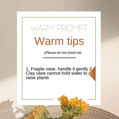 Nordic Ceramic Vase • Modern Minimalist