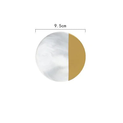 Marble Hex Coaster • Luxe Tech Protection