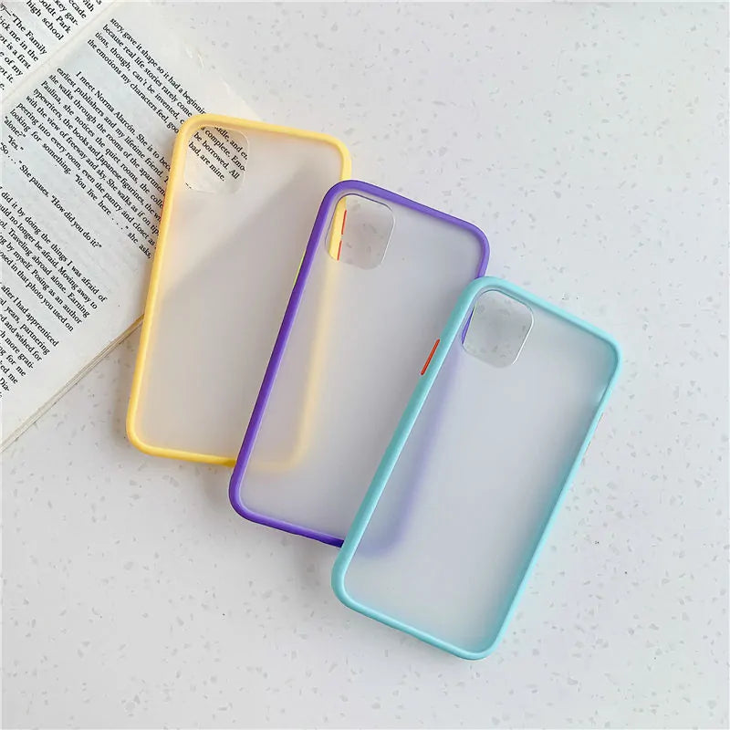 Matte Bumper Phone Case For iPhone