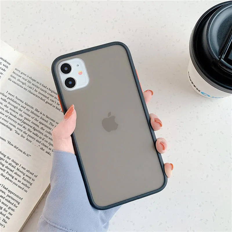 Matte Bumper Phone Case For iPhone