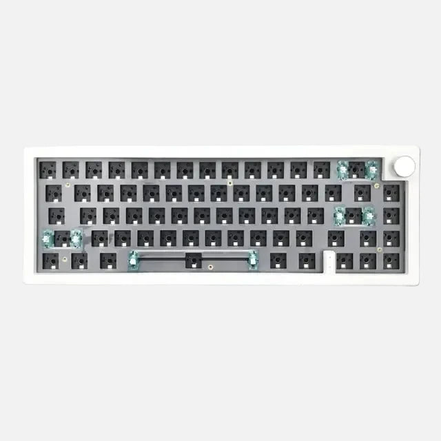 White Mechanical Fully Lit RBG Keyboard Frame