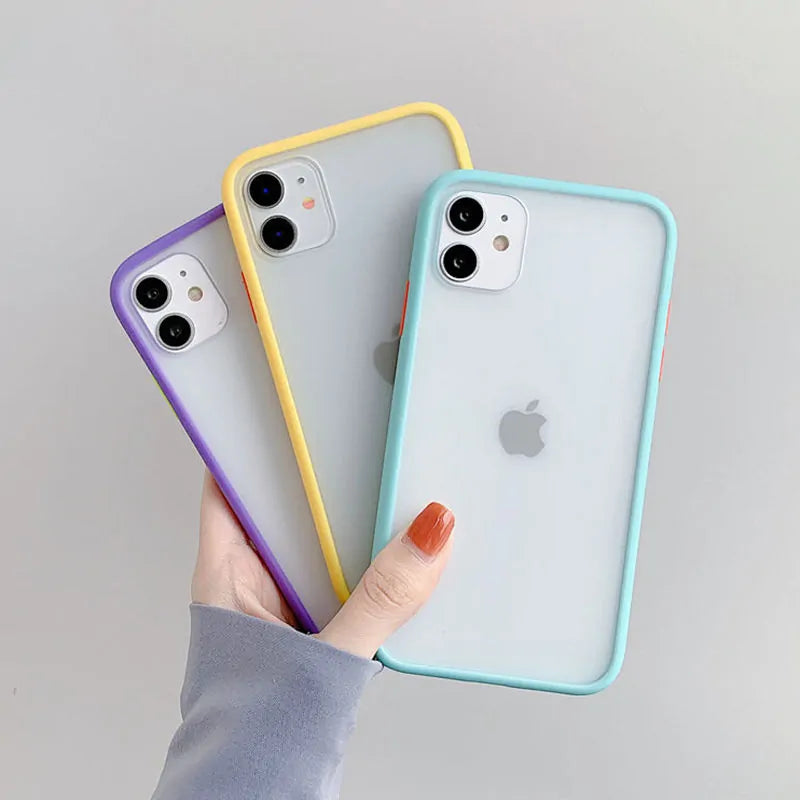 Matte Bumper Phone Case For iPhone