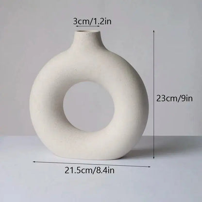 Ceramic Round Vase • Minimal Series