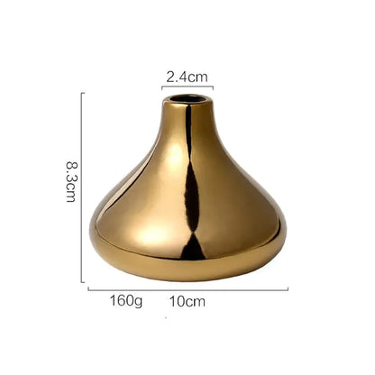 Gold Plated Mini Vase • Tech Luxe Edition