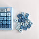 The Siren Series 09 blue gradient keyboard — bundle with House of Thock tumbler