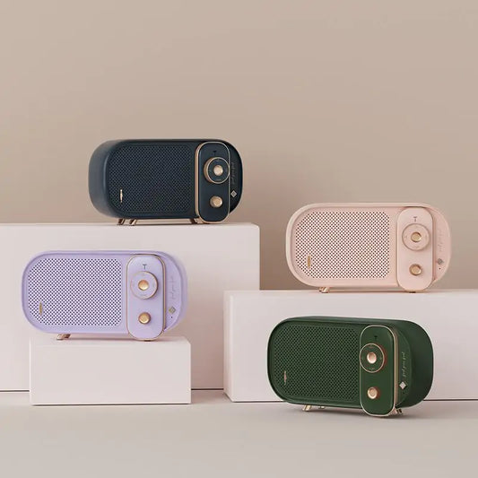 Bluetooth Wireless Retro Speaker in Pastel Colors