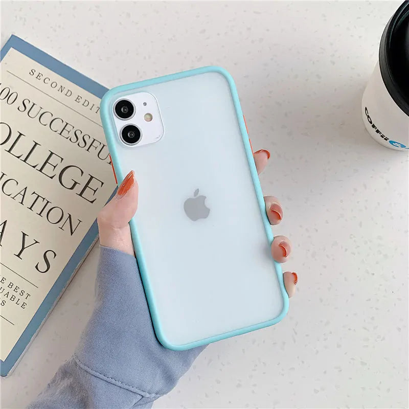 Matte Bumper Phone Case For iPhone